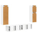 Set comodă TV Pe perete 4 pcs Alb Lemn compozit - WALTI WALTI