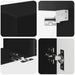 Set comodă TV Pe perete 4 pcs Negru Lemn compozit - WALTI WALTI