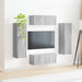 Set comodă TV Pe perete 4 pcs Gri Sonoma Lemn compozit - WALTI WALTI