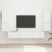 Set comodă TV Pe perete 4 pcs Alb Lemn compozit - WALTI WALTI