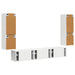 Set comodă TV Pe perete 4 pcs Alb Lemn compozit - WALTI WALTI