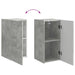 Set comodă TV Pe perete 6 pcs Gri din beton Lemn compozit - WALTI WALTI