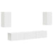 Set comodă TV Pe perete 3 pcs Alb Lemn compozit - WALTI WALTI