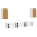 Set comodă TV Pe perete 3 pcs Alb Lemn compozit - WALTI WALTI