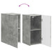 Set comodă TV Pe perete 3 pcs Gri din beton Lemn compozit - WALTI WALTI