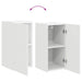 Set comodă TV Pe perete 3 pcs Alb lucios Lemn compozit - WALTI WALTI