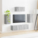 Set comodă TV Pe perete 3 pcs Gri Sonoma Lemn compozit - WALTI WALTI