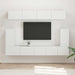 Set comodă TV Pe perete 5 pcs Alb Lemn compozit - WALTI WALTI