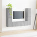 Set comodă TV 6 pcs Gri Sonoma Lemn compozit - WALTI WALTI