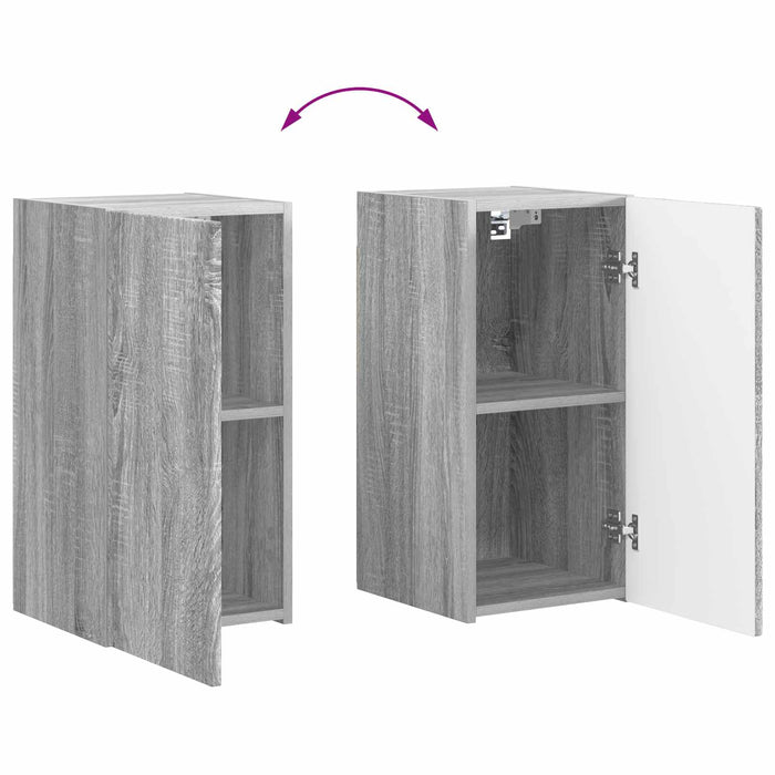 Set comodă TV 6 pcs Gri Sonoma Lemn compozit - WALTI WALTI