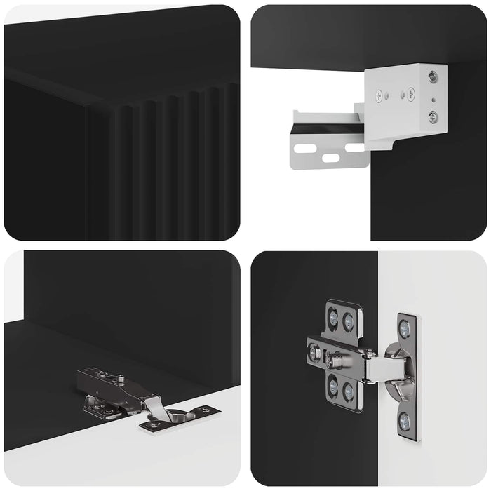 4 pcs Negru - WALTI WALTI