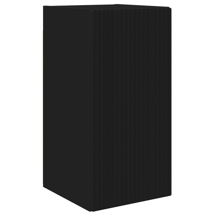 Set comodă TV 8 pcs Negru Lemn compozit - WALTI WALTI