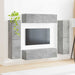Set comodă TV 8 pcs Gri din beton Lemn compozit - WALTI WALTI