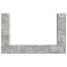 Set comodă TV 8 pcs Gri din beton Lemn compozit - WALTI WALTI