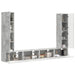 Set comodă TV 8 pcs Gri din beton Lemn compozit - WALTI WALTI
