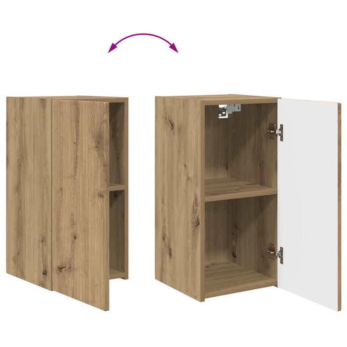 Set comodă TV 8 pcs Stejar Artizanal Lemn compozit - WALTI WALTI