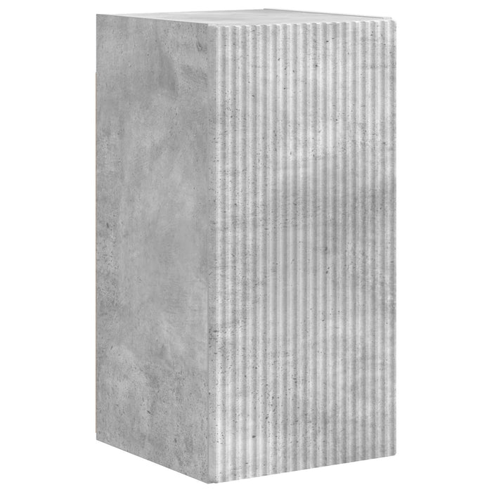 Cabinet TV 8 pcs Gri din beton - WALTI WALTI