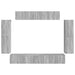 Cabinet TV 8 pcs Gri Sonoma - WALTI WALTI