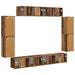 Cabinet TV 8 pcs Lemn vechi - WALTI WALTI
