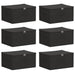 Cutie de depozitare 6 pcs Antracit 43 x 34 x 23 cm - WALTI WALTI