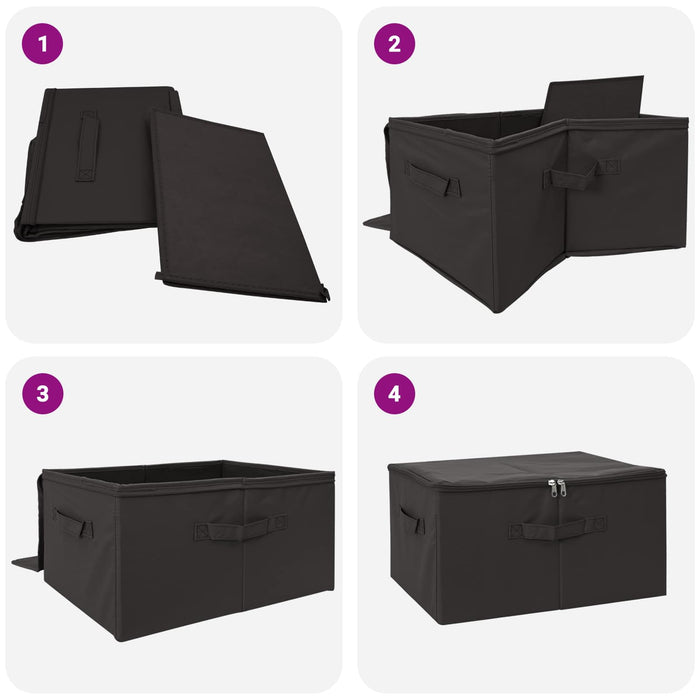 Cutie de depozitare 2 pcs Antracit 55 x 35 x 32 cm WALTI