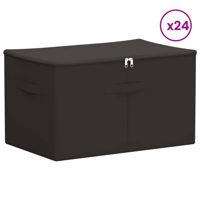 Cutie de depozitare 24 pcs Antracit 55 x 35 x 32 cm WALTI