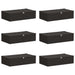 Cutie de depozitare 6 pcs Antracit 70 x 40 x 18 cm - WALTI WALTI