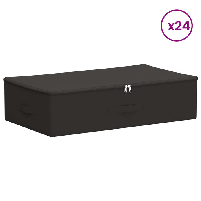 Cutie de depozitare 24 pcs Antracit 70 x 40 x 18 cm WALTI