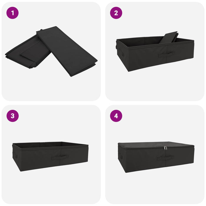 Cutie de depozitare 24 pcs Antracit 70 x 40 x 18 cm WALTI