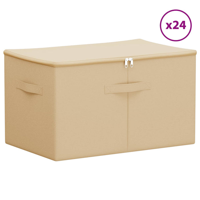 Cutie de depozitare 24 pcs Crem 55 x 35 x 32 cm WALTI