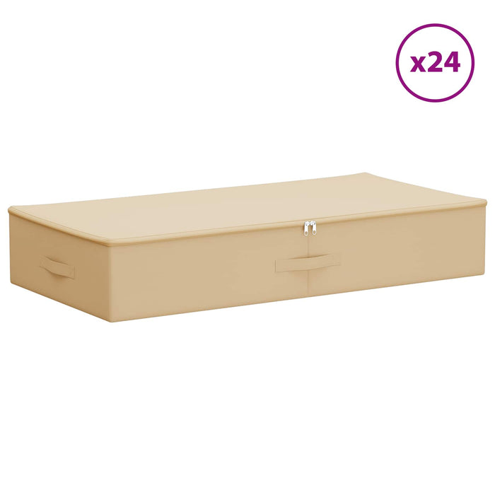 Cutie de depozitare 24 pcs Crem 90 x 48 x 15 cm WALTI