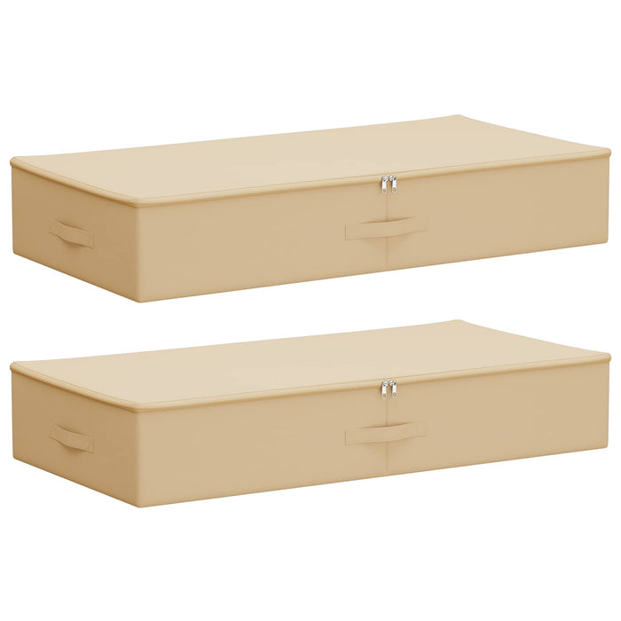 Cutie de depozitare 2 pcs Crem 100 x 50 x 18 cm WALTI