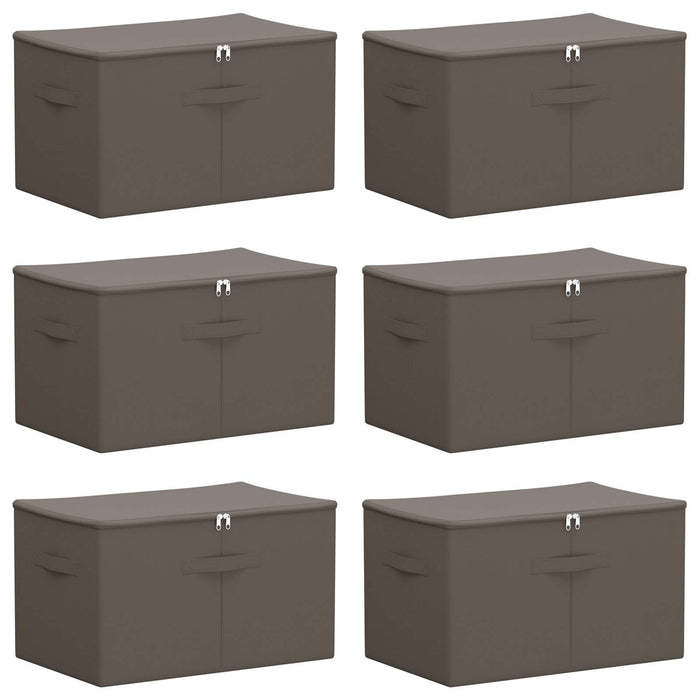 Cutie de depozitare 6 pcs Antracit 55 x 35 x 32 cm WALTI