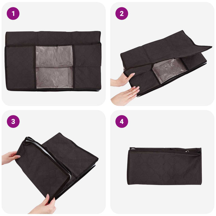 Cutie de depozitare cu fereastră laterală transparentă 6 pcs WALTI