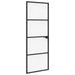 Ușă Interioară Neagră 76x201,5 cm din Sticlă Termoizolantă și Aluminiu Subțire - WALTI WALTI