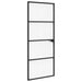 Ușă Interioară Neagră 76x201,5 cm din Sticlă Termoizolantă și Aluminiu Subțire - WALTI WALTI