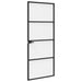 Ușă Interioară Neagră 76x201,5 cm din Sticlă Termoizolantă și Aluminiu Subțire - WALTI WALTI