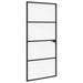 Ușă Interioară Neagră 76x201,5 cm din Sticlă Termoizolantă și Aluminiu Subțire - WALTI WALTI