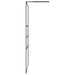 Zid de duș walk-in Negru 80 x 195 x 0.5 cm Sticlă și Aluminiu - WALTI WALTI