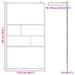 Zid de duș walk-in Negru 80 x 195 x 0.5 cm Sticlă și Aluminiu - WALTI WALTI