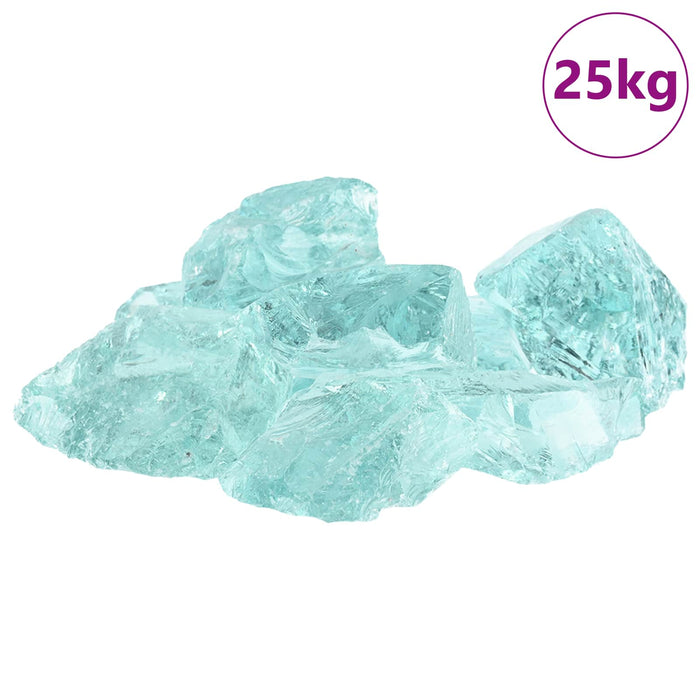 Pietre de Grădină Turcoaz 12 cm Sticlă - WALTI WALTI