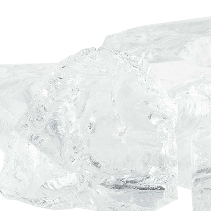 Pietre de Grădină Alb 12 cm Sticlă - WALTI WALTI