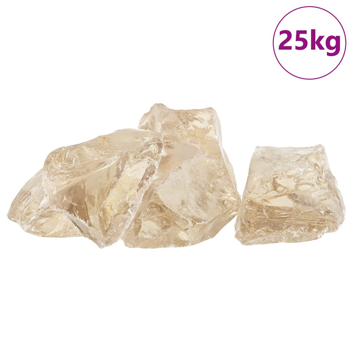 Pietre de Grădină Șampanie 12 cm Sticlă - WALTI WALTI