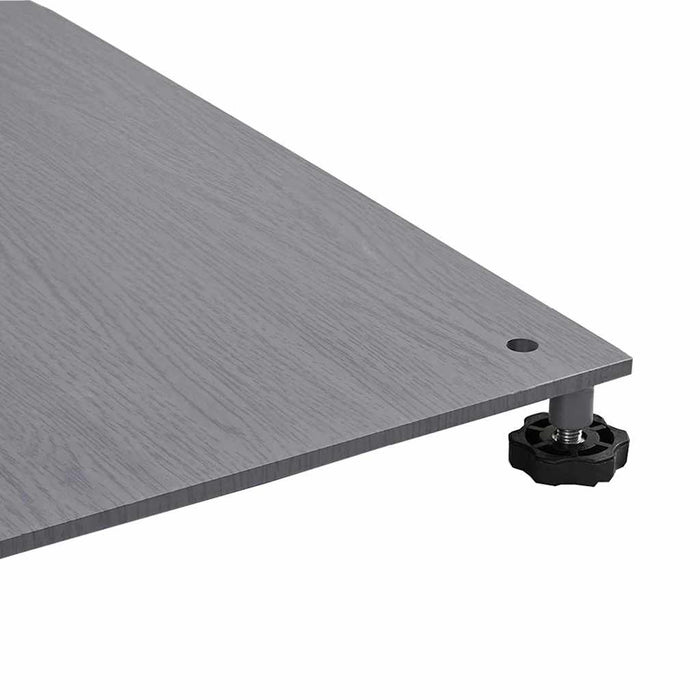 Bază pentru umbrelă Aspect lemn gri închis 100 x 100 x 4 cm - WALTI WALTI