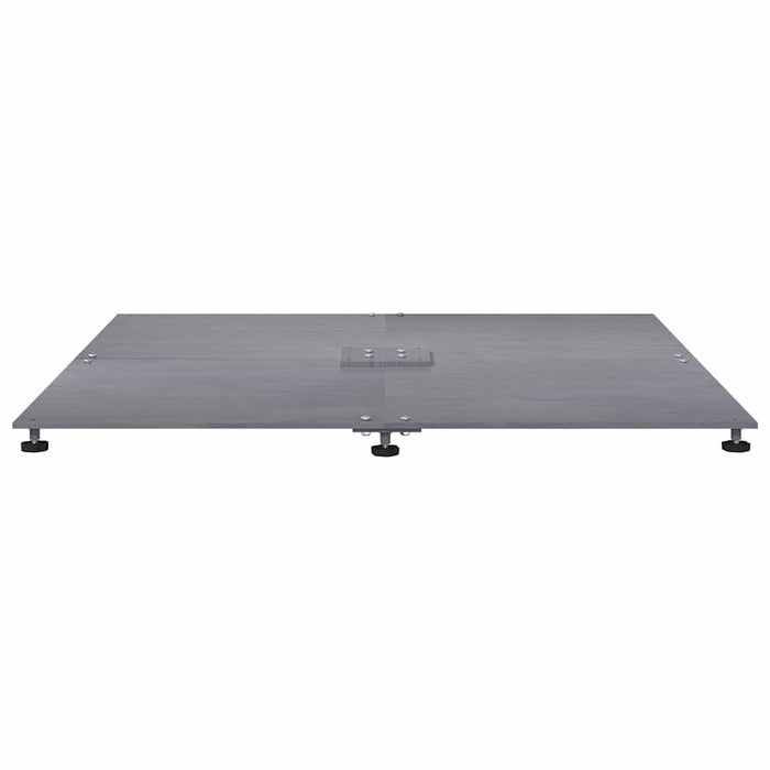 Bază pentru umbrelă Aspect lemn gri închis 100 x 100 x 4 cm - WALTI WALTI