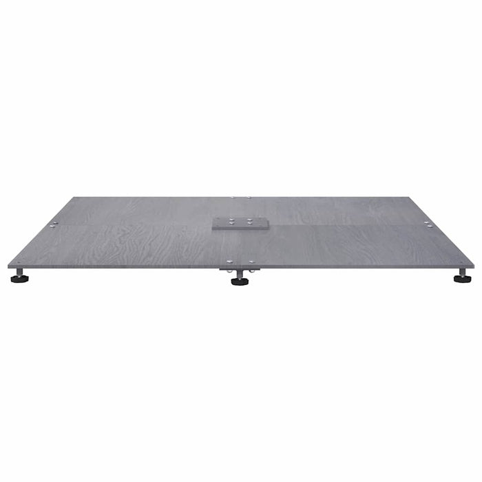 Bază pentru umbrelă Aspect lemn gri închis 100 x 100 x 4 cm - WALTI WALTI