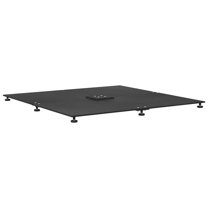 Bază pentru umbrelă Negru 100 x 100 x 4 cm Oțel - WALTI WALTI