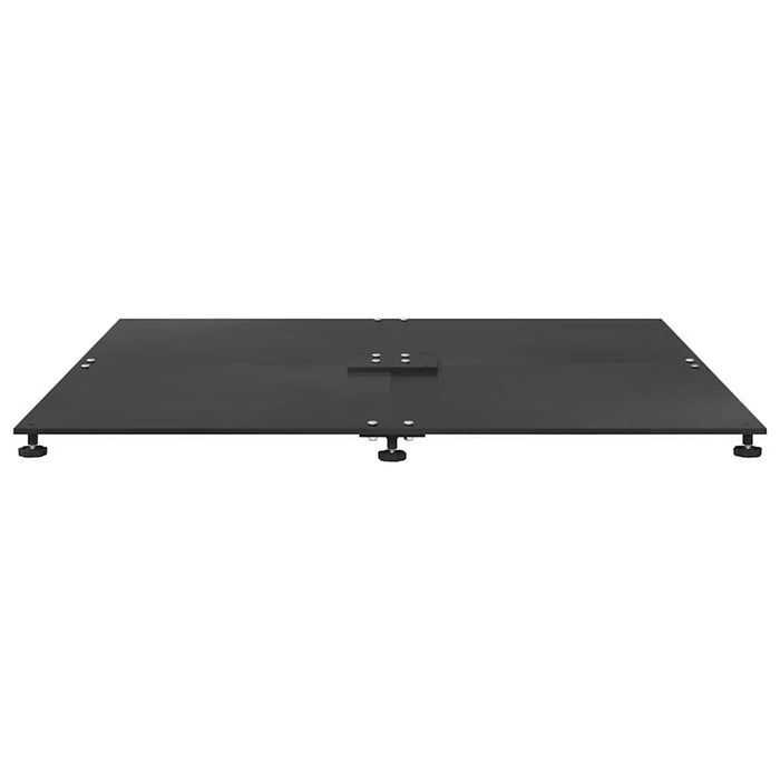 Bază pentru umbrelă Negru 100 x 100 x 4 cm Oțel - WALTI WALTI