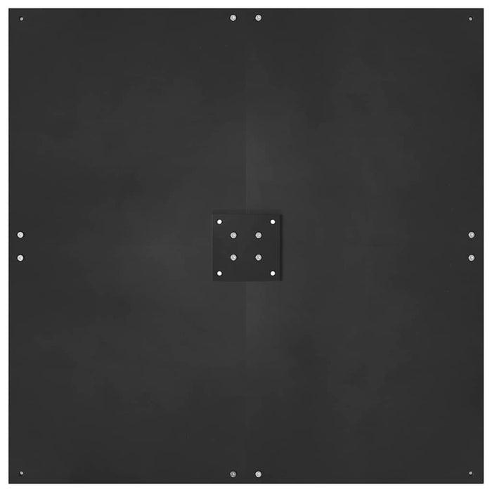 Bază pentru umbrelă Negru 100 x 100 x 4 cm Oțel - WALTI WALTI