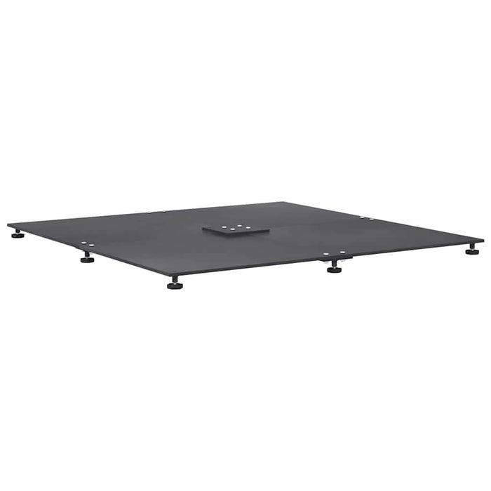 Bază pentru umbrelă Gri închis 100 x 100 x 4 cm Oțel - WALTI WALTI